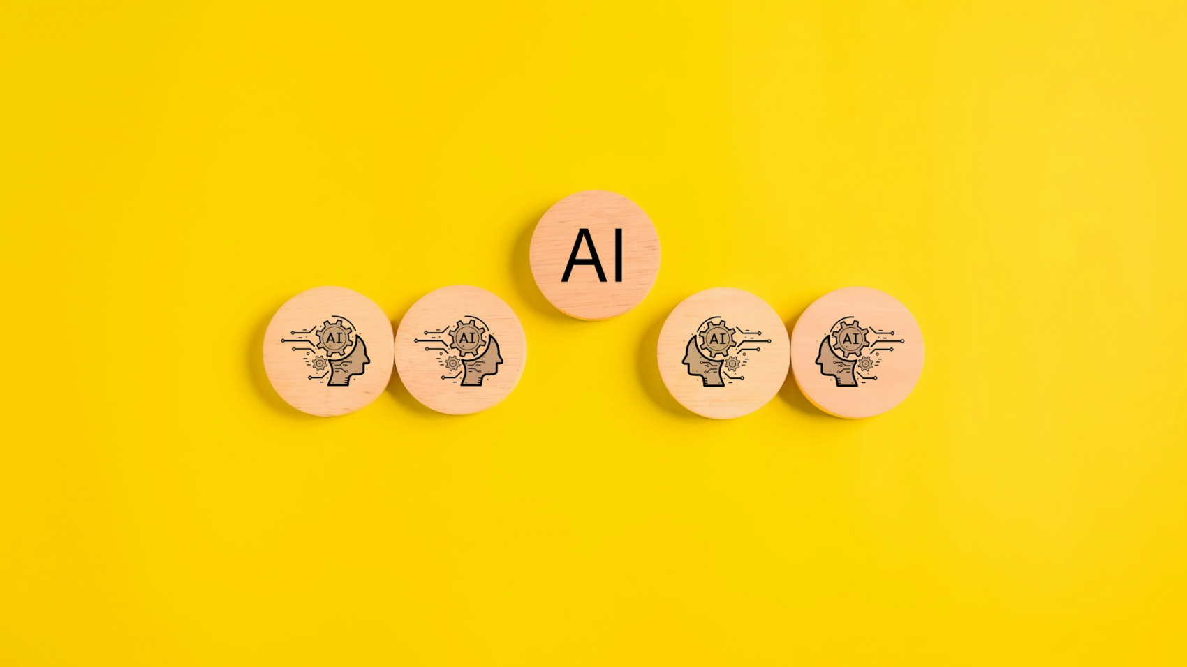 Prompt text, AI texting prompt on keyboard with smart Artificial Intelligence. Prompt text with AI